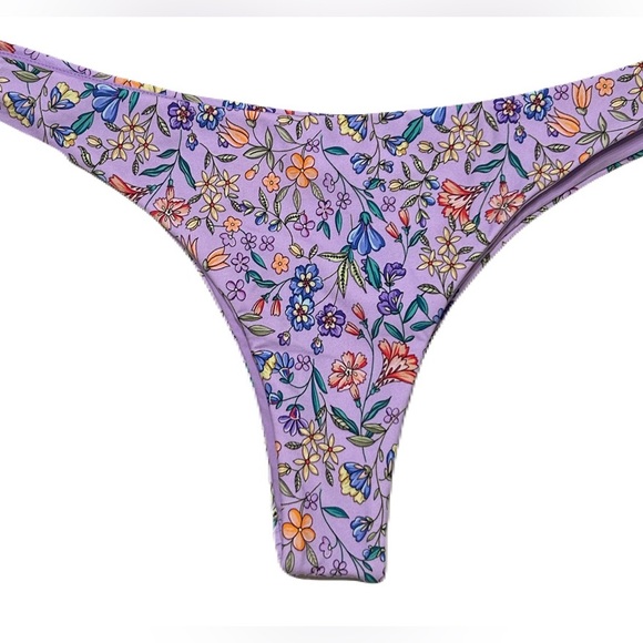 B Swim Beachfront Blooms Bikini set suit Aruba top Havana Bottom Medium $180 - Picture 8 of 8